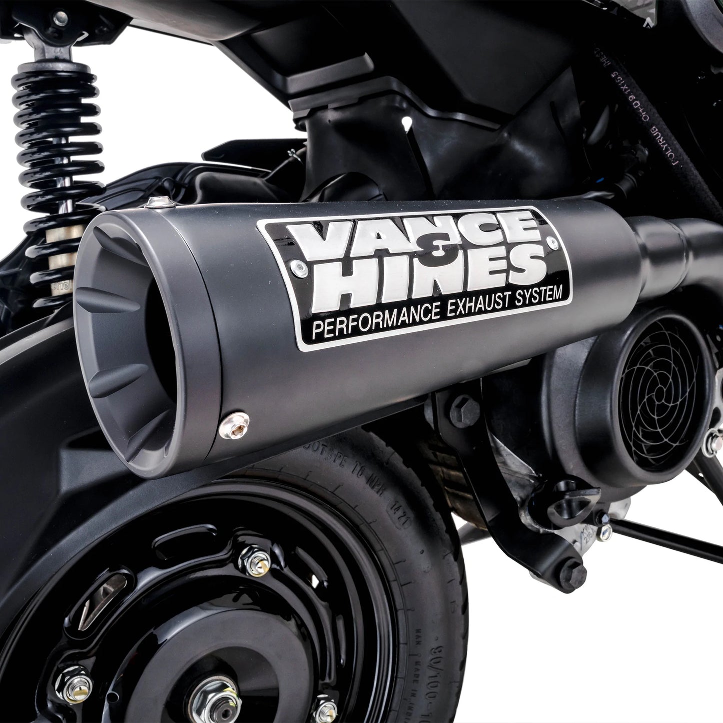 Honda Navi Vance y Hines Upsweep escape completo
